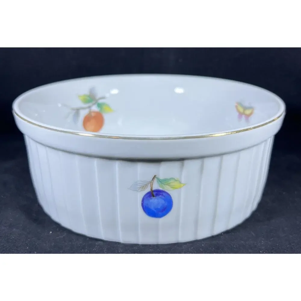 Andrea By Sadek Cookware Fruit Pattern 7333 Oven To Table‎ Casserole Dish